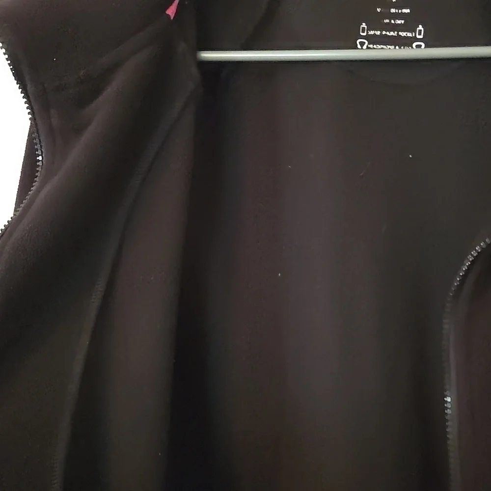Calvin Klein Black Fleece Jacket Size Large